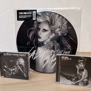 Lady Gaga Born This Way Limited 5000 Pressing RSD 12” Picture Disc Vinyl + 2 CDs